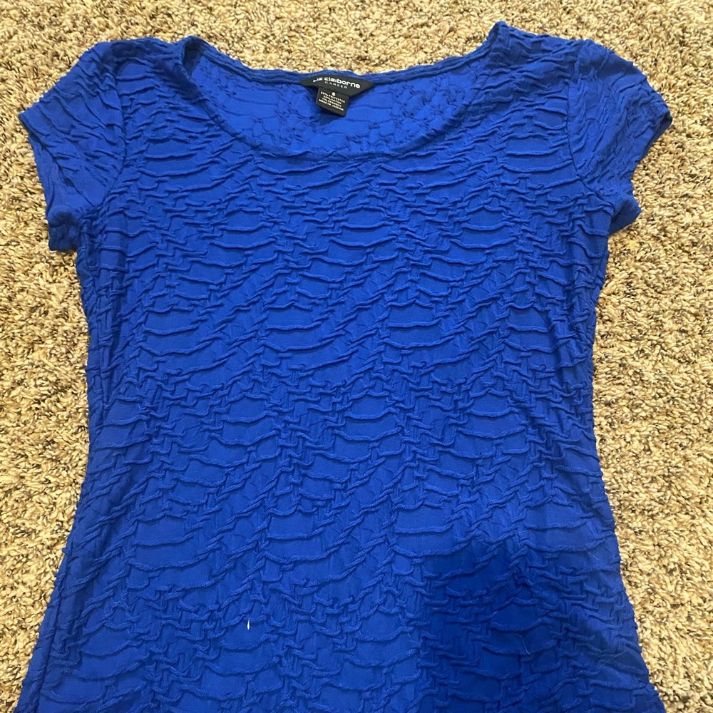 Blue casual blouse